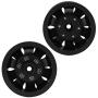 RC Rear Wheel Hub, 2pcs Metal Toy Car Wheel Hub Upgrade Parts Fit for WPL 1/16 B14 B24 B16 B36 RC Toy Car(Black)