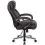 Flash Furniture HERCULES Series Big & Tall 500 lb. Rated Black LeatherSoft Executive Swivel Ergonomic Office Chair with Extra Wide Seat Flash Furniture HERCULES Series Big & Tall 500 lb. Rated Black LeatherSoft Executive Swivel Ergonomic Office Chair with Extra Wide Seat
