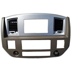 Aftermarket Double Din Stereo Radio Dash Kit Install Bezel + Wiring Harness/Antenna Adapter Compatible with Dodge Ram 2006 2007 2008 2009