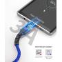 USB C to USB C 60W Fast Charging Cable, JSAUX[2-Pack 10ft+3.3ft] Type C Charger Cord Compatible with Samsung Galaxy S20 /Note 20 10, MacBook Air/Pro 13, iPad Pro 2020, Pixel 2/3/4 XL, etc- Blue