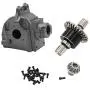 Tongina Metal Gearbox Housing Cover Shell & Differential RC Buggy Car Accessoires for Wltoys 144001 1:14 Scale Model Truggy Upgrade Parts - Titanium Tongina Metal Gearbox Housing Cover Shell & Differential RC Buggy Car Accessoires for Wltoys 144001 1:14 Scale Model Truggy Upgrade Parts - Titanium