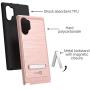 CoverON Metal Kickstand SleekStand Series for Samsung Galaxy Note 10 Plus Case/Note 10 Plus 5G Case - Rose Gold