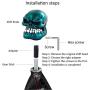 Bashineng Gear Stick Knob Skull Style Shift Head Replacement Shifter Fit Most Manual Automatic Cars (Metal Blue)