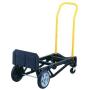 Harper Trucks Lightweight 400 lb Capacity Glass Filled Nylon Plastic Convertible Hand Truck and Dolly