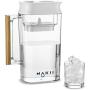 Nakii Water Filter Pitcher - Long Lasting 200 Gallons, Supreme Fast Filtration and Purification Technology, Removes Chlorine, Metals & Fluoride for Clean Tasting Drinking Water, WQA Certified