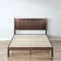 Zinus Adrian Wood Rustic Style Platform Bed with Headboard / No Box Spring Needed / Wood Slat Support, King Zinus Adrian Wood Rustic Style Platform Bed with Headboard / No Box Spring Needed / Wood Slat Support, King
