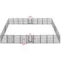 YAHEETECH 40in x85ft Decorative Garden Fence Rustproof Folding Fencing Landscape Patio Flower Bed Animal Barrier Border for Dog Outdoor Fences Black YAHEETECH 40in x85ft Decorative Garden Fence Rustproof Folding Fencing Landscape Patio Flower Bed Animal Barrier Border for Dog Outdoor Fences Black