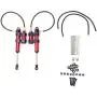 Vbest life 2pcs RC Car Shock Damper, Metal Spring Shock Damper Fit for SCX10 D90 TRX4 1/10 RC Car