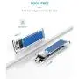 ORICO NVME M.2 to Type-C USB3.1 Gen2 10Gbps Transparent External Hard Drive Adapter Enclosure for 2280 2260 2242 2230 PCI-E M2 M-Key SSD, USB Type C Converter Case (TCM2-Blue) ORICO NVME M.2 to Type-C USB3.1 Gen2 10Gbps Transparent External Hard Drive Adapter Enclosure for 2280 2260 2242 2230 PCI-E M2 M-Key SSD, USB Type C Converter Case (TCM2-Blue)