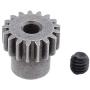 Hobbypark Steel Metal Mod 0.6 Module Pinion Gear Set 3.175mm Motor Gears 17T 21T 26T 29T 11189 11176 11181 11119 for RC Car Redcat HSP Exceed (4-Pack)