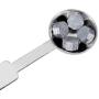 Silver Sealing Wax Beads, Yoption 300 Pieces Octagon Wax Seal Beads Kit with 2 Melting Spoon and 4 Candles for Seal Stamp (Silver)