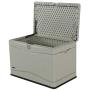 Lifetime 60059 Black Bottom & Desert (Tan) Sides and Lid Outdoor Storage Box-80 Gal, 80 Gallon, Desert Sand Lifetime 60059 Black Bottom & Desert (Tan) Sides and Lid Outdoor Storage Box-80 Gal, 80 Gallon, Desert Sand