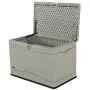 Lifetime 60059 Black Bottom & Desert (Tan) Sides and Lid Outdoor Storage Box-80 Gal, 80 Gallon, Desert Sand