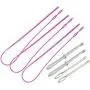 WeiMeet 7 Pieces Drawstring Threader Drawstring Easy Threader Flexible Needles Sewing Tools for Drawstring Replacement WeiMeet 7 Pieces Drawstring Threader Drawstring Easy Threader Flexible Needles Sewing Tools for Drawstring Replacement