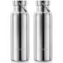 LifeSky Stainless Steel Water Bottle, Double Wall Vacuum Insulated Leak Proof Sports Bottle, Keep Liquid Cold for up to 24 Hours, Wide Mouth