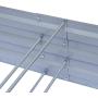 FOYUEE Galvanized Raised Garden Beds for Vegetables Metal Planter Boxes Outdoor Large Patio Bed Kit Planting Herb, 6x3x1ft