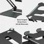 Adjustable Laptop Stand, FYSMY Ergonomic Portable Computer Stand with Heat-Vent to Elevate Laptop, 13 Lbs Heavy Duty Laptop Holder Compatible with MacBook, Air, Pro All Laptops (Black) Adjustable Laptop Stand, FYSMY Ergonomic Portable Computer Stand with Heat-Vent to Elevate Laptop, 13 Lbs Heavy Duty Laptop Holder Compatible with MacBook, Air, Pro All Laptops (Black)