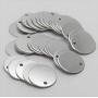 1'' Soft Strike Aluminum Stamping Blanks with Hole (100 Pack). 0,06'' Thick. Soft Temper, Deeper Impressions.