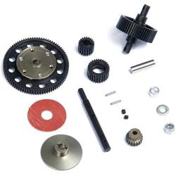 Heavy Duty Steel Metal Transmission Gear Set for 1/10 RC Car Axial SCX10 Gearbox