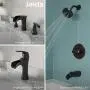 Pfister LF042JDYY Jaida Single Control 4'' Centerset Waterfall Bathroom Faucet in Tuscan Bronze Pfister LF042JDYY Jaida Single Control 4'' Centerset Waterfall Bathroom Faucet in Tuscan Bronze