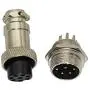 Raogoodcx 5Pcs 8 Pin Aviation Connector Male Female Plug Metal GX16 Panel Connector Socket Plug Raogoodcx 5Pcs 8 Pin Aviation Connector Male Female Plug Metal GX16 Panel Connector Socket Plug