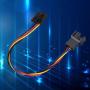 Wendry 5Pcs 5Pin to 4Pin Adapter Cable,4Pin Extension Cable Interface Connector Converter Dedicated Fan Cable for Dell