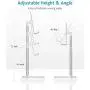 Cell Phone Stand for Desk,Height Angle Adjustable Phone Stand,Deep Dream Case Friendly Desktop Sturdy Aluminum Metal Phone Holder Stand,Compatible with iPhone/iPad/Kindle/All Mobile Phones,4-9.7in