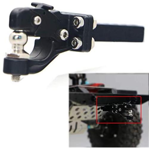ShareGoo Metal Hitch Trailer Hook Simulation Climbing Tow Shackles for Traxxas TRX-4 90046 90047 SCX10 1:10 RC Crawler Car