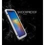 LOVE MEI for iPhone 11 Pro Max Case, Heavy Duty Full Body Sturdy Hard Shockproof Dirtproof Anti-Scratch Hybrid Aluminum Metal Silicone Case with Tempered Glass Cover for iPhone 11 Pro Max (Black)