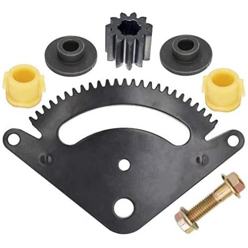 Steering Sector Pinion Gear Kit with Bushing Replacement for John Deere L Serie Lawn Tractors L107 L108 L110 L111 L118 L120 L130, Replace for GX20052BLE, GX20053, GX20054, GX21924BLE