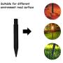 EVOSUMMER 8 PCS X 8.25'' Plastic Ground Spikes,Solar Torch Lights Replacement ABS Plastic Ground Spikes Stake for Christmas Pathway Markers (8 PCS Plastic Spikes)