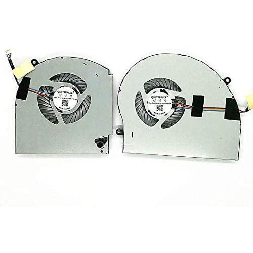QUETTERLEE Replacement New CPU and GPU Cooling Fan for Dell Alienware 17 R4 R5 Series MG75090V1-C060-S9A MG75090V1-C070-S9A P31E ALW17C 0K2PKV 04RFW1 Fan