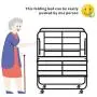 Smile Back Folding Bed Cot Size Foldable Bed Fold up Bed Rollaway Bed with Mattress, Guest Bed Extra Bed Portable Bed with Memory Foam Mattress, Stable Metal Frame, 75''x31'', Saving More Space Smile Back Folding Bed Cot Size Foldable Bed Fold up Bed Rollaway Bed with Mattress, Guest Bed Extra Bed Portable Bed with Memory Foam Mattress, Stable Metal Frame, 75''x31'', Saving More Space