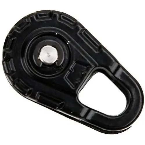 VGEBY1 RC Crawler Winch Snatch Block, Black Metal RC Car Parts Heavy Duty Winch Snatch Block for 1:10 RC Car