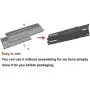 Broilmann Universal Adjustable Grill Heat Plate Replacement for Gas Grill, Porcelain Steel Heat Plate Shield, Flavorizer Bar, Extends from 11.75'' up to 21'' L (Pack of 3) Broilmann Universal Adjustable Grill Heat Plate Replacement for Gas Grill, Porcelain Steel Heat Plate Shield, Flavorizer Bar, Extends from 11.75'' up to 21'' L (Pack of 3)