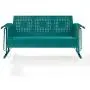 Crosley Bates Sofa Glider Turquoise Gloss Crosley Bates Sofa Glider Turquoise Gloss
