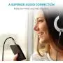 Anker 3.5mm Premium Auxiliary Audio Cable (4ft / 1.2m) AUX Cable for Headphones, iPods, iPhones, iPads, Home / Car Stereos and More (Black) Anker 3.5mm Premium Auxiliary Audio Cable (4ft / 1.2m) AUX Cable for Headphones, iPods, iPhones, iPads, Home / Car Stereos and More (Black)