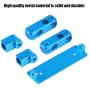 Dilwe Magnetic Post Mount Kit, Model Vehicle Shell Free Hole Car Shell Magnetic Body Post Mount RC Car Part(Blue)