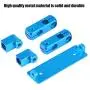 Dilwe Magnetic Post Mount Kit, Model Vehicle Shell Free Hole Car Shell Magnetic Body Post Mount RC Car Part(Blue)