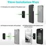 Wireless Charger Magnet Attracting Ring & Magnetic Phone Mount Holder Attracting Adhesive Metal Plate