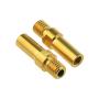 Yaruijia Titanium Alloy Bolt V Brake Bosses Post Ultralight M8 M10 Pitch 1.25mm MTB BMX Bike Service Parts (M8x1.25mm, Gold)