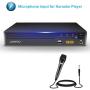 LP-099 Multi Region Code Zone Free PAL/NTSC HD DVD Player CD Player with HDMI AV Output & Remote & USB 2.0 & MIC Input - Compact Design