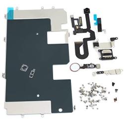 E-REPAIR Screen Assembly Metal Bracket Front Camera Flex Cable Small Parts Set Replacement for iPhone 8 Plus (5.5 inch) (Gold)