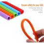 Stainless Steel Kids Cups with Lids and Straws,16oz Spill Proof Kids Straw Cups with Lids,Metal Kids Smoothie Cups with Silicone Straws,Kids Travel Tumblers with Lids for Kids and Toddlers