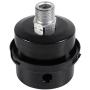 Central Pneumatic Compressor Parts, Black Metal Air Compressor Muffler, Air Compressor Silencer Filter Intake Muffler Silencer Thread 3/8'' 16MM Intake Filter Muffler