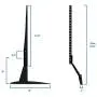 Mount-It! Universal TV Stand Base Replacement, Table top Pedestal Mount Fits 32 37 40 42 47 50 55 60 inch LCD LED Plasma TVs, 110 Lb Capacity Mount-It! Universal TV Stand Base Replacement, Table top Pedestal Mount Fits 32 37 40 42 47 50 55 60 inch LCD LED Plasma TVs, 110 Lb Capacity