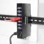 Gearmo 7-Port USB 3.0 Din Rail Mountable Hub Metal Chassis