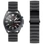 Kartice Bands Compatible with Samsung Galaxy Watch 3 45mm Bands, 22mm Solid Stainless Steel Metal Replacement Strap for Galaxy Watch 46mm SM-R800 (Black)
