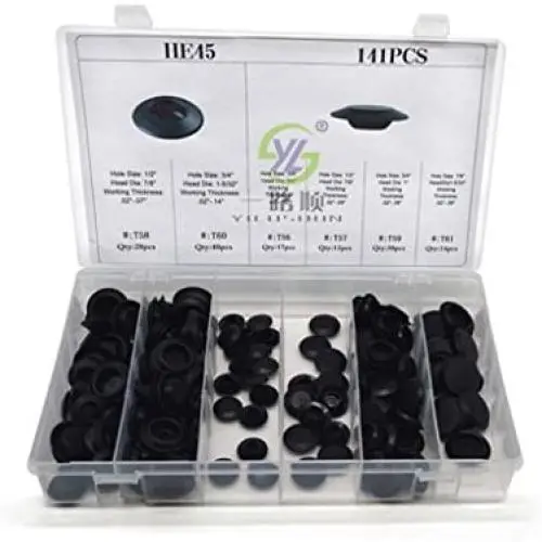 MagiDeal 141 Piece Universal Car Vehicle Body Plastic Button and Flush Mount Sheet Metal Hole Plugs MagiDeal 141 Piece Universal Car Vehicle Body Plastic Button and Flush Mount Sheet Metal Hole Plugs