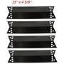 DcYourHome Gas Grill Must Have Easy Overhaul Kit -Stainless Steel Burners & Porcelain Steel Heat Plates Replacement for Kenmore 122.16134,Nexgrill 720-0719BL/0773/0783,Tera Gear1010007A